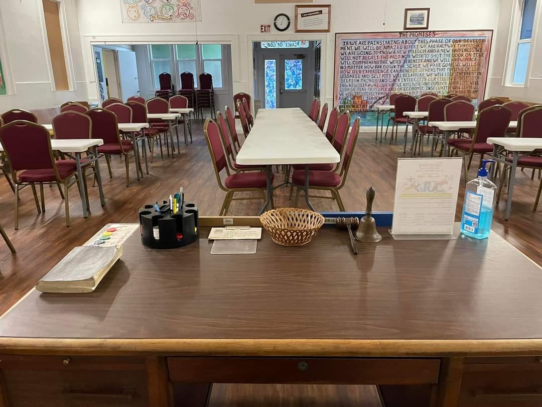 Serenity Club of Clearwater meeting room